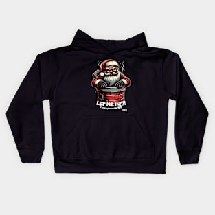 Chimney Stalker Santa - A Xmas December Claus Kids Hoodie